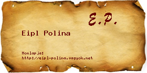 Eipl Polina névjegykártya
